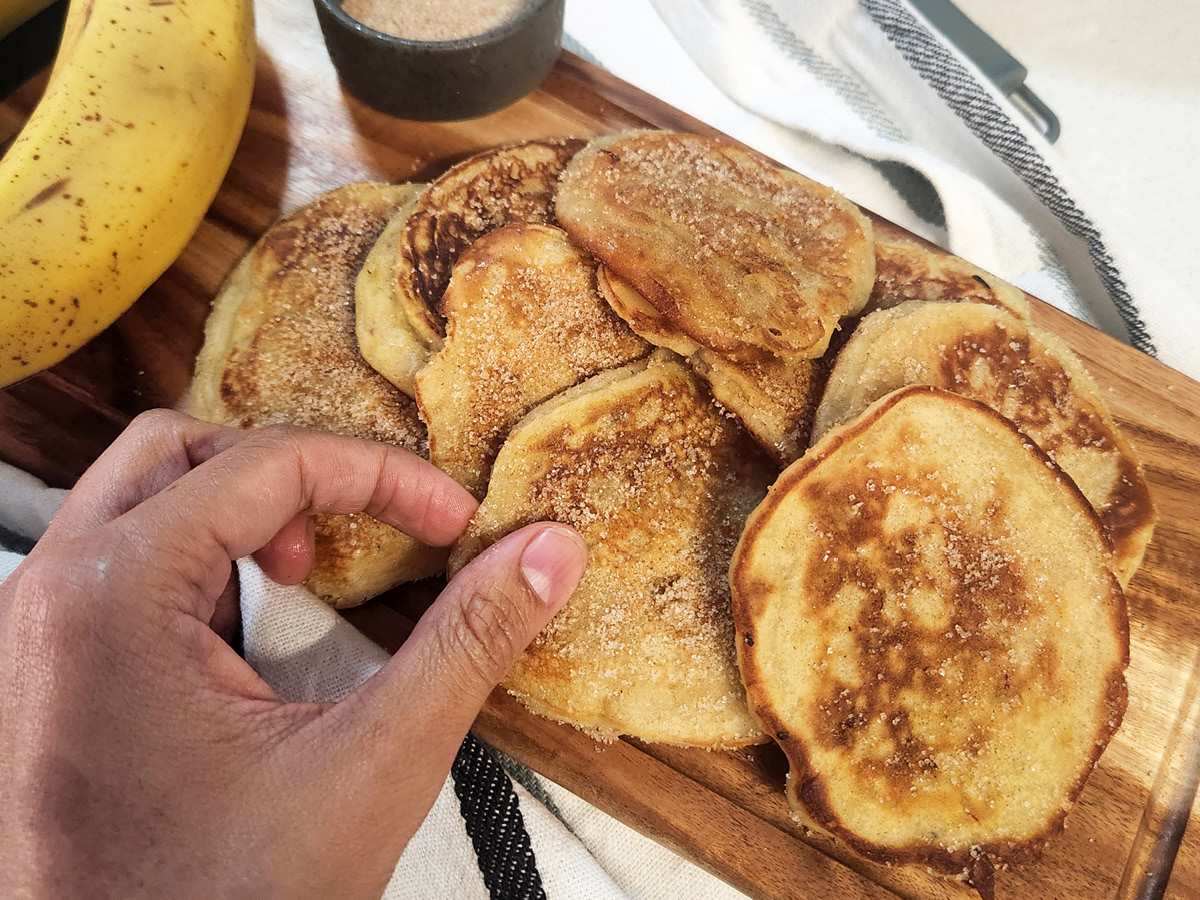 Banana Fritters Breakfast & brunch Recipes AMC Cookware